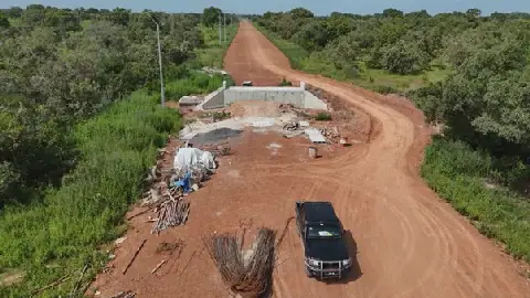 President Barrow Inspects 27km Sutukoba-Chamoi Bunda Road
