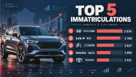 Hyundai and Kia Dominate Tunisia's Car Registration Market