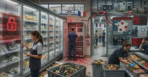 French Grocery Stores Hit by Unprecedented Cyberattack