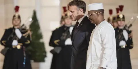 Chad President Mahamat Idriss Déby Itno Visits France for Talks with Emmanuel Macron