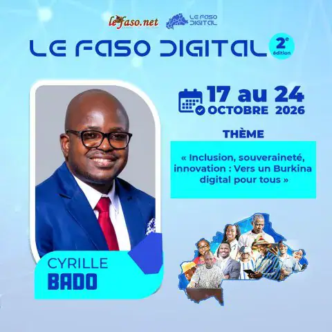 Les 100 Visages du Burkina Digital : Cyrille Bado, rendre visibles les talents et les ambitions de l'Afrique