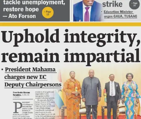 Front pages