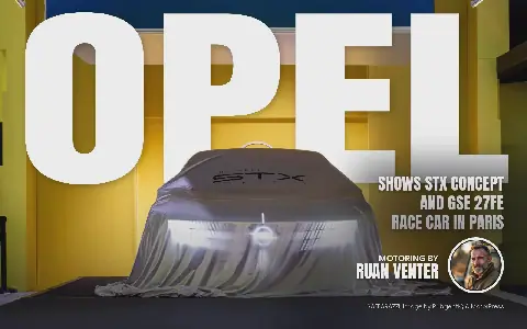 Opel Unveils STX Concept and GSE 27FE Race Car at Paris Motor Show