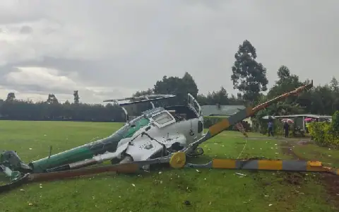 PS Ng'eno survives helicopter crash after troubled take-off in Kericho