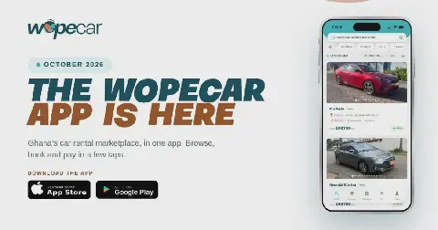 WopeCar Launches Mobile App for Ghana Car Rentals Ahead of Peak Travel Season