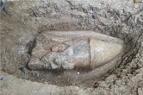 Egyptian Archaeologists Uncover Remains of Two Colossal Statues of Ramses II