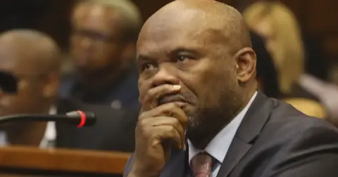 Shadrack Sibiya, the former deputy national police commissioner appearing in the Randburg magistrate's court for bail application. Picture. Thapelo Morebudi