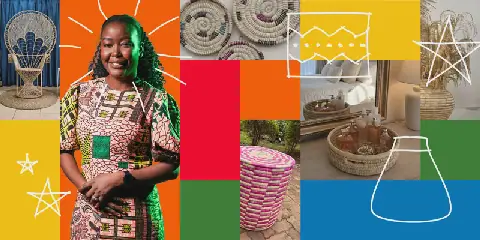 Handmade eco baskets full of hopes and dreams