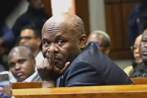 Shadrack Sibiya in die landdroshof in Randburg.
