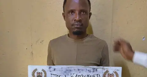 Caught on Camera: Sitting Kitui MCA Arrested Over String of Nairobi CBD Phone Thefts PHOTO: DCI X