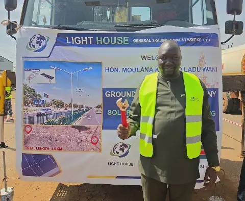 Juba County Launches Solar Street Lighting Project Along Bilpam Road