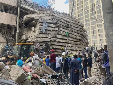 Building Collapse in Nairobi's Eastleigh Leaves Several Feared Trapped