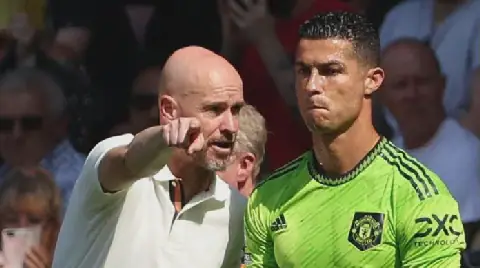 Cristiano Ronaldo let Man Utd, myself down - Ten Hag