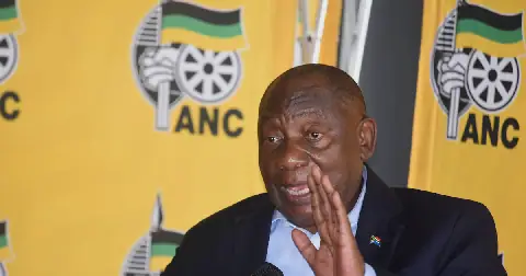October 19, 2026.African National Congress (ANC) President Cyril Ramaphosa addresses the Editors-In-Chief and Editors during the launch an engagement with Editor-In-Chief or Editors in Commemoration of Black Wednesday and the media in safeguard Press freedom strengthening democratic discourse and promoting an informed and engaged society held at The Leonardo Hotel in Sandton. Picture: Freddy Mavunda © Business Day