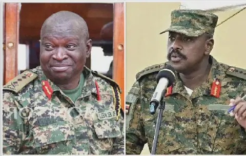 Gen Muhoozi Orders Removal of Lt. Gen. Peter Elwelu from Military Ranks