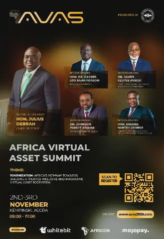 Africa Virtual Asset Summit 2026: Accra to Host Landmark Event on Virtual Assets