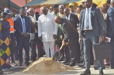 LPRC Unveils New Gasoline Tank, Modern Petroleum Laboratory  As President Boakai Breaks Ground For 50,000 Metric Ton  Storage Expansion