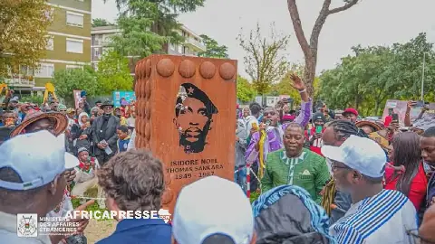 Italie : Rome honore Thomas Sankara avec un monument et lance un appel à bâtir son mémorial au Burkina Faso