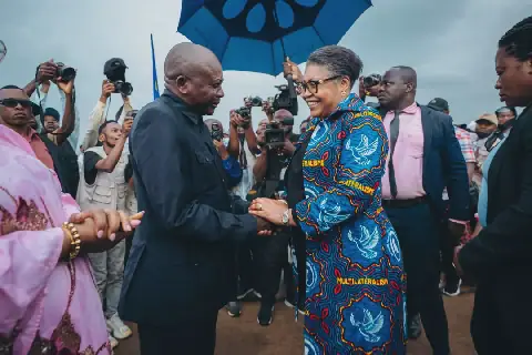 La Première ministre Judith Suminwa en visite au Kasaï-Central pour évaluer les projets de développement