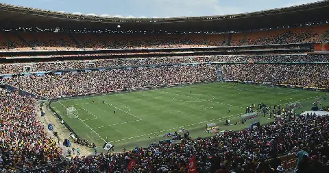 A general view inside FNB Stadium of the Betway Premiership Soweto derby between Orlando Pirates and Kaizer Chiefs on February 1 2025. Picture: Nokwanda Zondi/BackpagePix