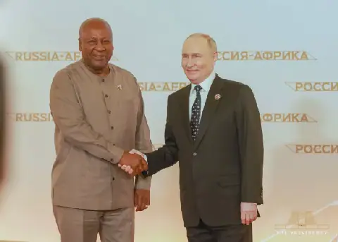 President Mahama Commends Putin's Readiness to Resume Ukraine Talks
