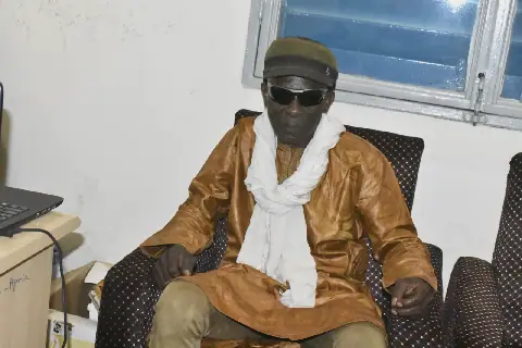 Le chanteur malien Askia Modibo, l'auteur du tube "Allez les Aigles"