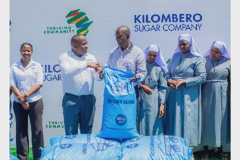 Kilombero Sugar donates 4 tonnes of sugar to support vulnerable groups
