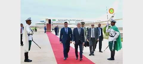 Mauritanian President Returns Home After Attending Russia-Africa Summit