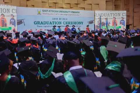 779 East Africa University Rwanda graduates urged to create change