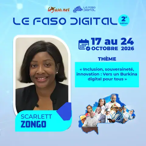 Les 100 Visages du Burkina Digital : Scarlett Zongo, quand l'innovation numérique se met au service des villes et des vies