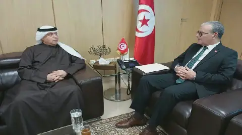 Tunisia's Economy Minister and Arab Investment and Agricultural Development Authority Head Discuss Partnership Opportunities