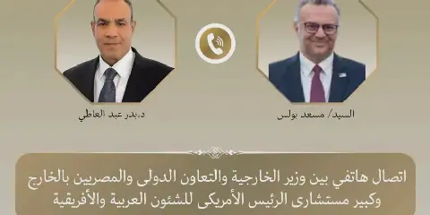 Egyptian Foreign Minister Holds Phone Call with US Presidential Advisor