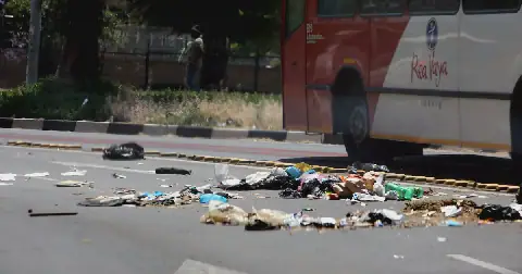 The City of Johannesburg becomes a dumping ground a week ahead of the local government elections. Picture: Refilwe Kholomonyane