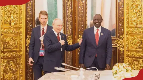 Ruto with Putin