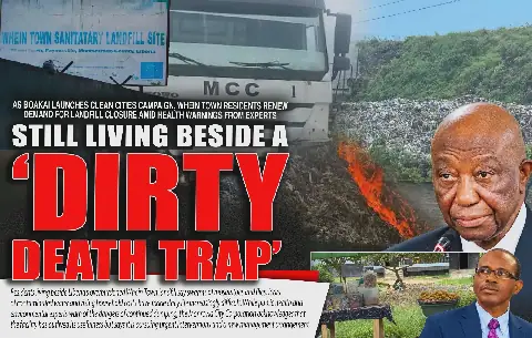 As Boakai Launches Clean Cities Campaign, Whein Town Residents Renew Demand for Landfill Closure Amid Health Warnings from Experts