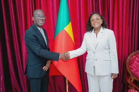 Benin's New Ambassador to France Meets with President of High Court of Justice