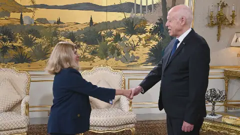 Tunisian President Meets Greek Ambassador