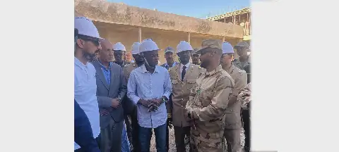 Mauritania's Minister of Real Estate and State Property Inspects Emergency Development Projects in Zouerat