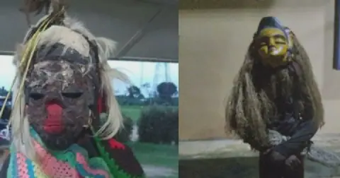 Police arrested two masquerade participants accused of terrorising residents and extorting money in Akwa Ibom.