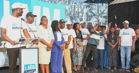 Edwin Sifuna unveils his Linda Mwananchi leadership team.