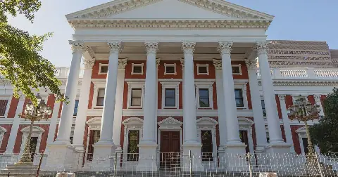 Parliament of South Africa in Cape Town in an archive photograph from March 2024.