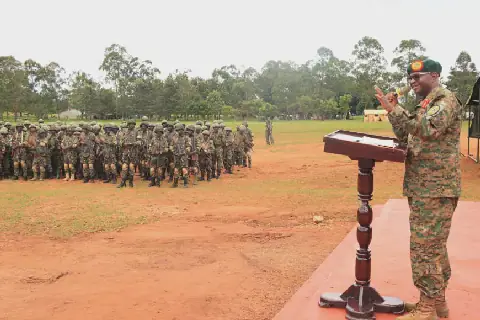 Uganda Flags Off Battle Group 48 For Somalia Mission