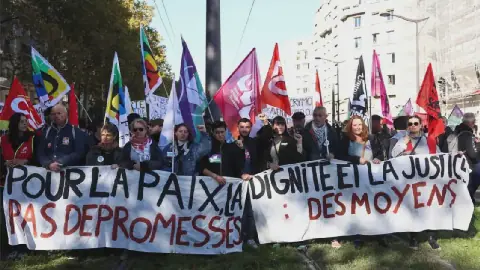 France Deploys 70,000 Police Officers Ahead of Third Day of Protests