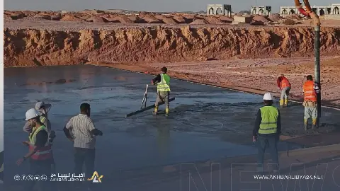 انطلاق مرحلة التأسيس لمشروع فندق قصر الورد في مدينة سبها