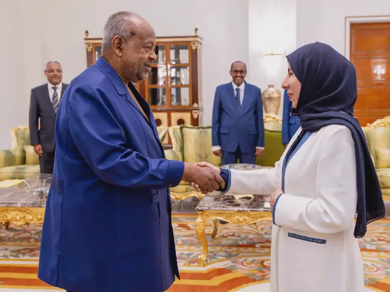 Djiboutian President receives Yemeni Foreign Minister in official visit