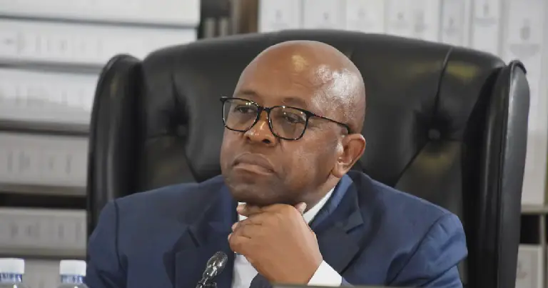 This week marked a year since the exactly a year since the Madlanga commission, led its Justice Mbuyiseli Madlanga, held its first public hearings. File photo: